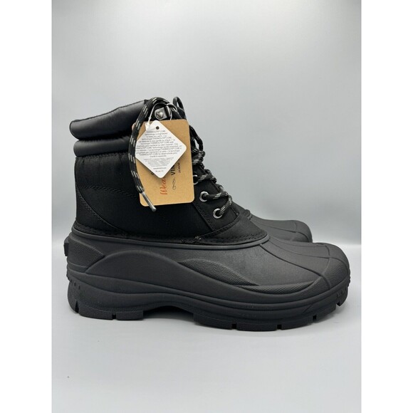 WEATHERPROOF VINTAGE Men's Outdoor Joe Duck Boots, Size 11M, Black - Picture 4 of 10